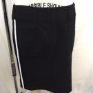 CHARLES CHANG LIMA BLACK WHITE SIDE STRIPE PENCIL SKIRT SIZE 10