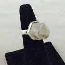 925 STERLING SILVER SPIKED CRYSTAL RING