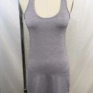 LULULEMON ATHLETICA HEATHERED GRAY LONG RACER BACK TANK SIZE S