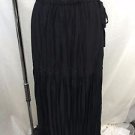 ISSEY MIYAKE FETE BLACK KRINKLE ACCORDION SKIRT SIZE 3 RETAIL $570