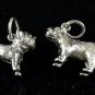 (2) Dog Charms .925 Silver  .925 SILVER