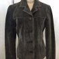 WILSONS LEATHER MAXIMA GRAY SUEDE JACKET SIZE M