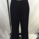 ST JOHN BASICS BLACK STRETCH KNIT PANTS SIZE 6