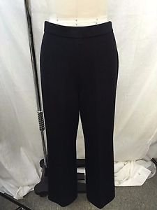ST JOHN BASICS BLACK STRETCH KNIT PANTS SIZE 6