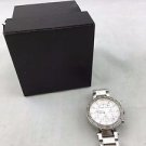 MICHAEL KORS MK5353 STAINLESS STEEL CRYSTAL CRUSTED ROUND FACE CHRONO WATCH