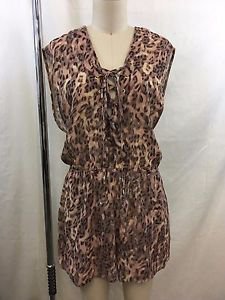 SOME DAYS LOVIN BLUSH TEQUILA ANIMAL PLAYSUIT SIZE M