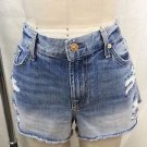 7 SEVEN FOR ALL MANKIND DISTRESSED CUT OFF JEAN SHORTS SIZE 30