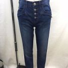 FREE PEOPLE BUTTON FLY HIGH WAIST ZIP ANKLE JEANS SIZE 27