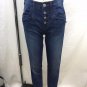 FREE PEOPLE BUTTON FLY HIGH WAIST ZIP ANKLE JEANS SIZE 27