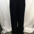 ST JOHN COLLECTION BLACK KNIT WIDE LEG PANTS SIZE 10