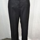 CHANEL BLACK WOOL SHEEN DRESS PANTS SIZE 38