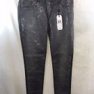 HABITUAL GRAY PYTHON PRINT SKINNY JEANS SIZE 30