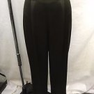 BADGLEY MISCHKA OLIVE GREEN FLOWY WIDE LEG EVENING PANTS SIZE 6