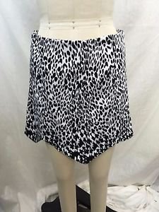 MLM BLACK/ WHITE LEOPARD THE LABEL SPIKE POINT SKIRT SIZE M RETAIL $154