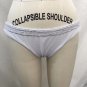 BOYS + ARROWS GRAY BRAIDED TRIM BIKINI BOTTOM SIZE L
