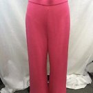 ST JOHN EVENING PINK KNIT WIDE LEG PANTS SIZE 6
