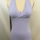 LULULEMON ATHLETICA LAVENDER WRAP FRONT PADDED TANK TOP SIZE 4