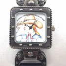 VERY RARE .925 STERLING COWGIRL MUSEUM AND HALL OF FAME 2003 WATCH  BY B. CORD