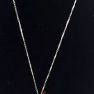 .925 Sterling chain necklace “Queen of Every Blooming Thing” Pendent 18"