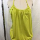 LULULEMON ATHLETICA LIME SPORTS BRA TANK OVERLAY SIZE 6