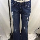 PAIGE LAUREL CANYON DISTRESSED BOOT CUT JEANS SIZE 27