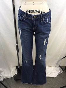 PAIGE LAUREL CANYON DISTRESSED BOOT CUT JEANS SIZE 27