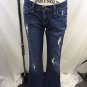 PAIGE LAUREL CANYON DISTRESSED BOOT CUT JEANS SIZE 27