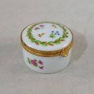 LIMOGES FRANCE HAND PAINTED SMALL TRINKET BOX