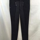 BLACK ORCHID BLACK FAUX SUEDE STRETCH SKINNY PANTS SIZE 25
