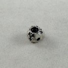 PANDORA 925 STERLING SILVER CLEAR FLOWER CHARM