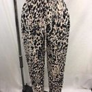 AUGUSTE LEOPARD JUNGLE PRINT GYPSY DRAWSTRING PANTS SIZE 4 RET $145