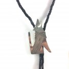.925 Sterling Silver Coyote  Bolo Bola Tie by ALLISON SNOWHAWK LEE