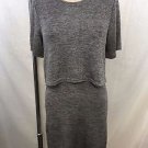MINK PINK GRAY REVOLUTION LAYERED TEE SHIRT DRESS SIZE XS