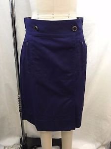 MARC BY MARC JACOBS ADMIRAL BLUE SNAP WRAP SKIRT SIZE 10
