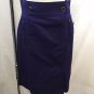 MARC BY MARC JACOBS ADMIRAL BLUE SNAP WRAP SKIRT SIZE 10