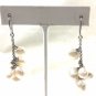 FRESH WATER PEARL .925 STERLING SILVER DANGLE  EARRINGS