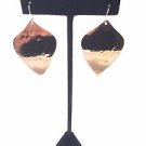 BB Big Bang New York Copper Leaf Pierced Earrings