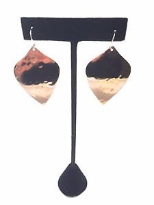 BB Big Bang New York Copper Leaf Pierced Earrings