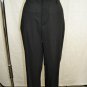 TER ET BANTINE BLACK PINSTRIPE WOOL PANTS SIZE 44