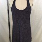 LULULEMON ATHLETICA HEATHERED CHARCOAL RACER BACK TANK SIZE M