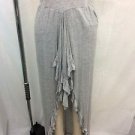 GYPSY JUNKIES FREE PEOPLE GRAY RUFFLE HI-LO SKIRT SIZE XS