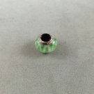 PANDORA 925 STERLING SILVER GREEN GLASS BEAD CHARM