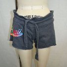 WILDFOX CHARCOAL "HAWAII" DRAWSTRING SWEAT SHORTS SIZE XS
