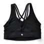 LULULEMON ATHLETICA WEE ARE FROM OUTER SPACE CHARCOAL SPORTS BRA SIZE 10