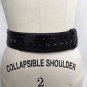 COLE HAAN BLACK PATENT/ LEATHER CUT OUT DESIGN BELT SIZE XS