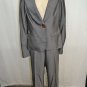 CHARLES CHANG LIMA CHARCOAL GRAY ONE BUTTON PANT SUIT SIZE 10