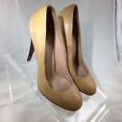 BOSS HUGO BOSS TAN LEATHER STILETTO PUMPS SIZE 38
