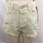 THE LAUNDRY ROOM CALIFORNIA MINT PISTOLS HIGH RISE CUT OFF SHORTS SIZE 27