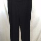 VALENTINO ROMA BLACK WOOL LOW WAIST WIDE LEG PANTS SIZE 12