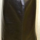 WOW! DG DOLCE GABBANA BLACK SHEEP SKIN SKIRT w/Label Size 14US 44EUC